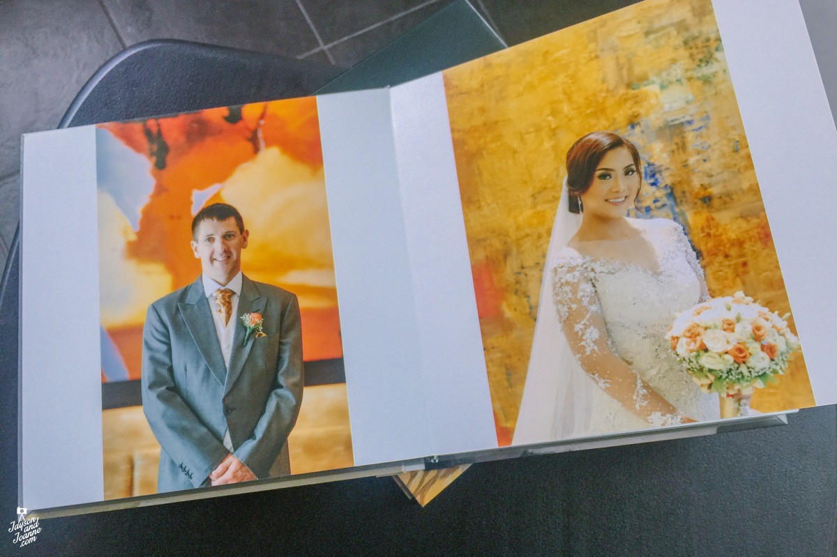 Philippine wedding book sample albums from Jayson and Joanne Photography