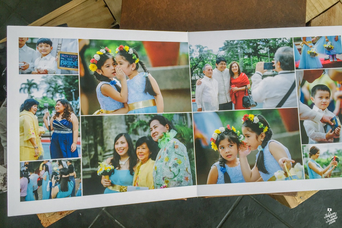 Philippine wedding book sample albums from Jayson and Joanne Photography