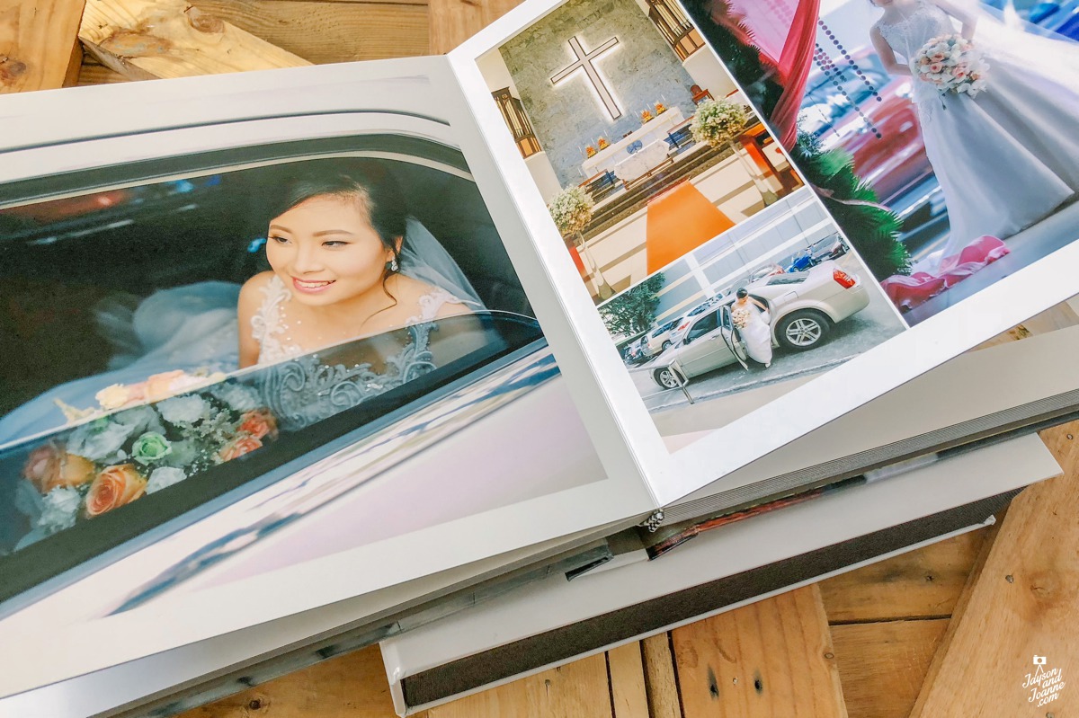 Philippine wedding book sample albums from Jayson and Joanne Photography