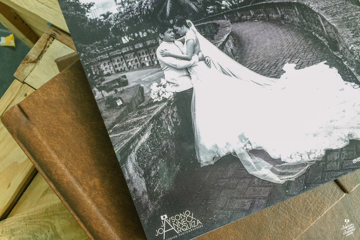 Philippine wedding book sample albums from Jayson and Joanne Photography