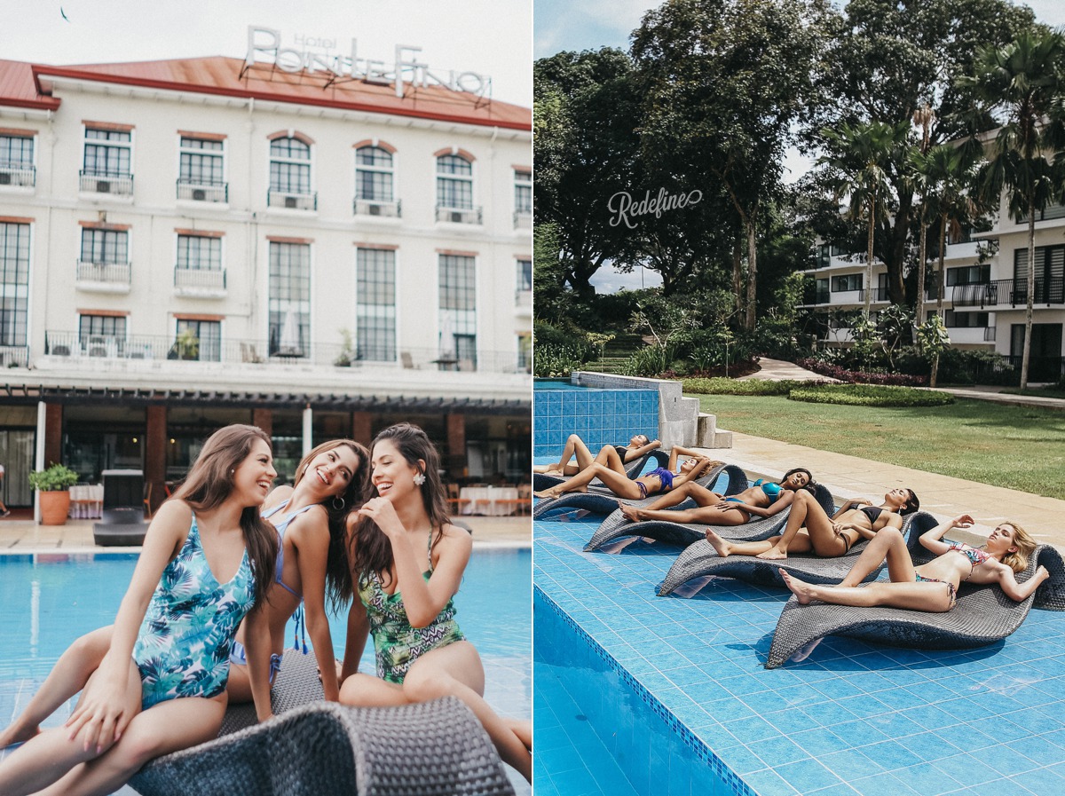 Ms Earth candidates photo shoot on Hotel Pontefino Batangas by Jayson Arquiza