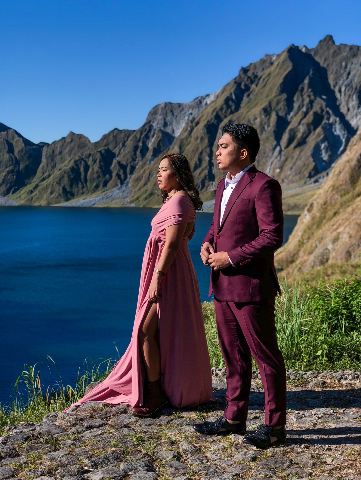 Mt Pinatubo prenup using the new Iphone 8 manila wedding photographer