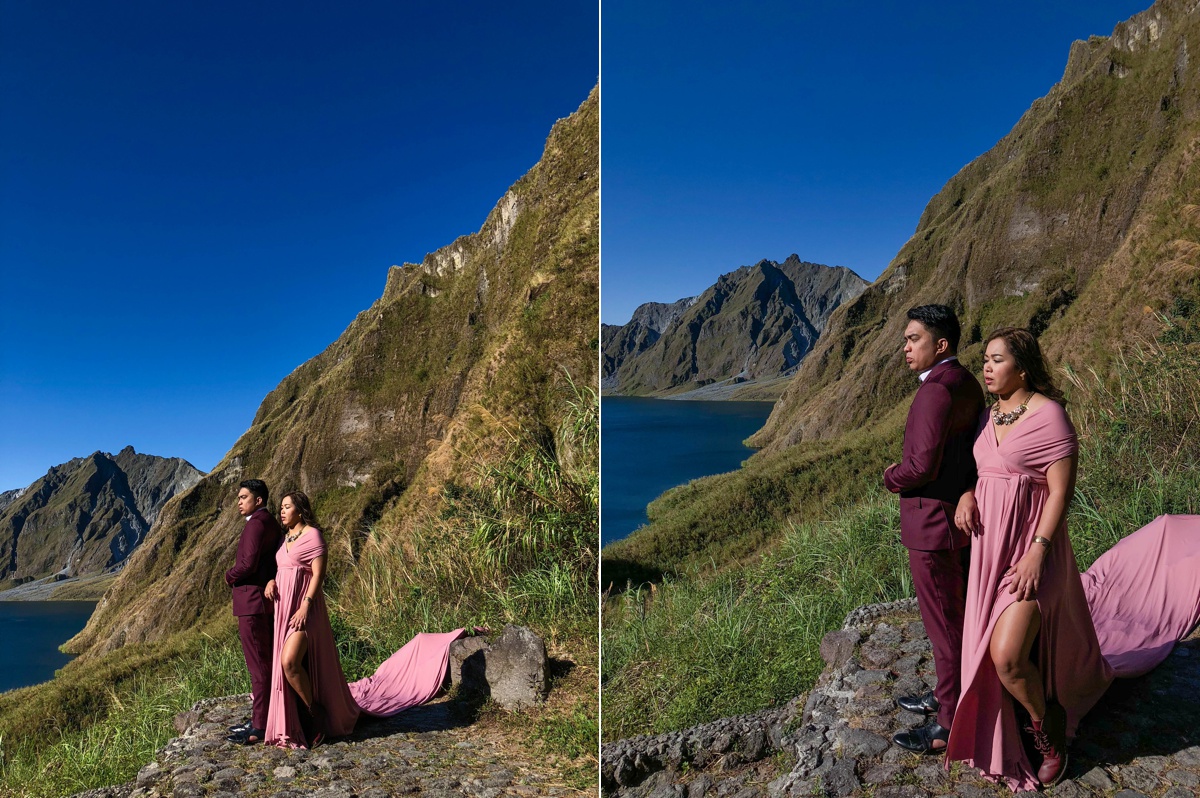 Mt Pinatubo prenup using the new Iphone 8 manila wedding photographer