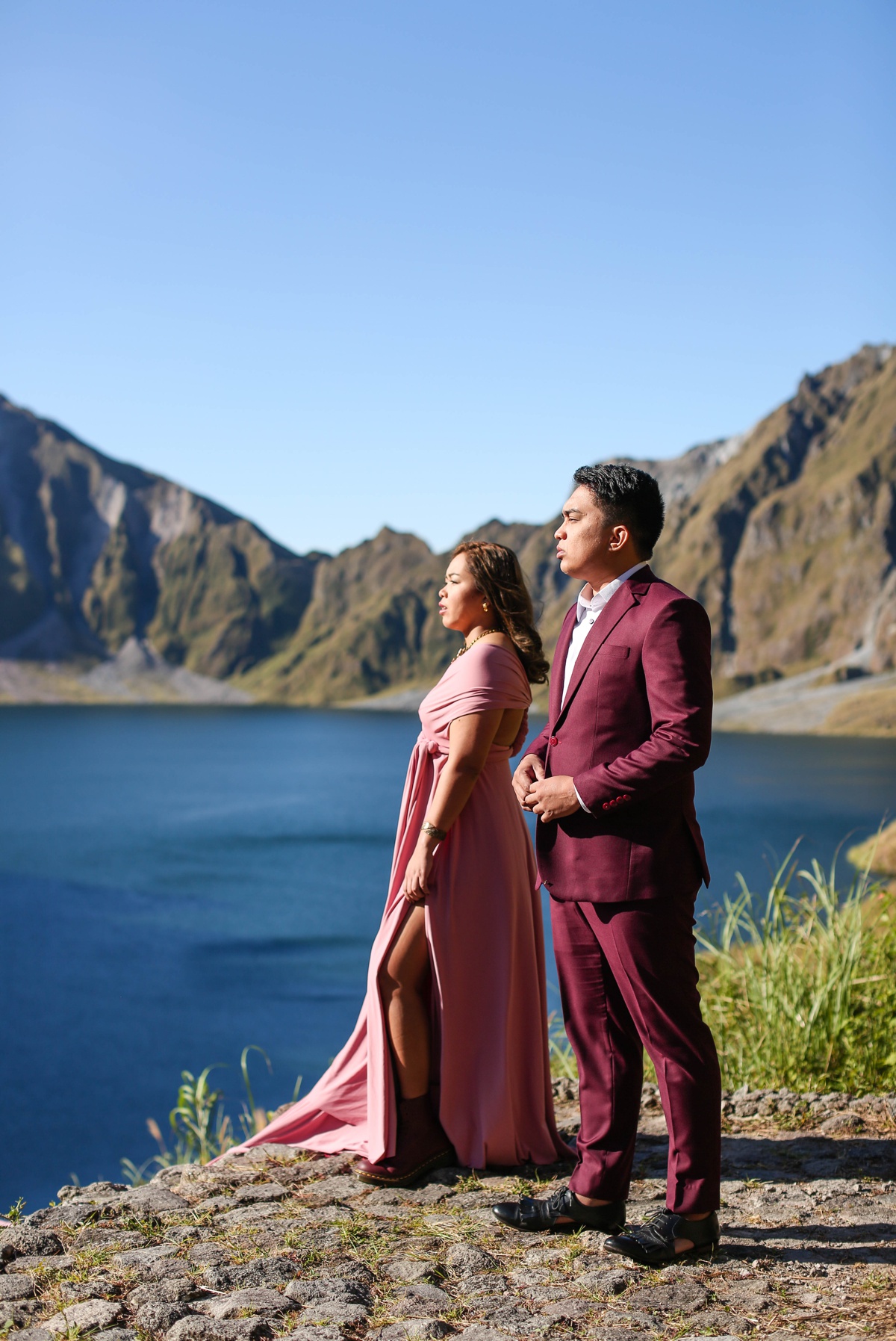 Mount Pinatubo Adventure prenup shoot by Jayson and Joanne Arquiza styling by Merry Me Philippines