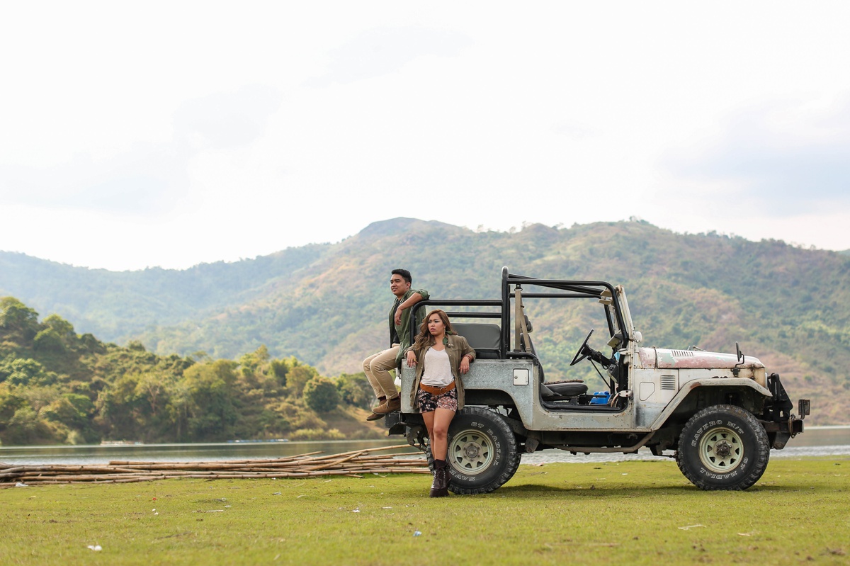 Mount Pinatubo Adventure prenup shoot by Jayson and Joanne Arquiza styling by Merry Me Philippines