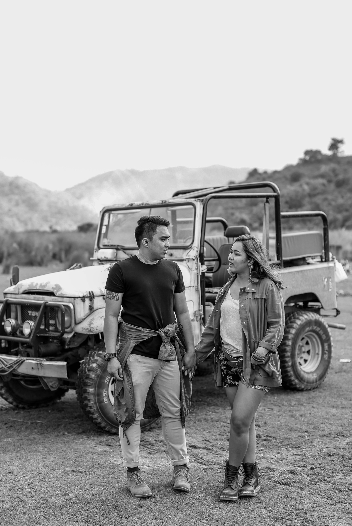 Mount Pinatubo Adventure prenup shoot by Jayson and Joanne Arquiza styling by Merry Me Philippines