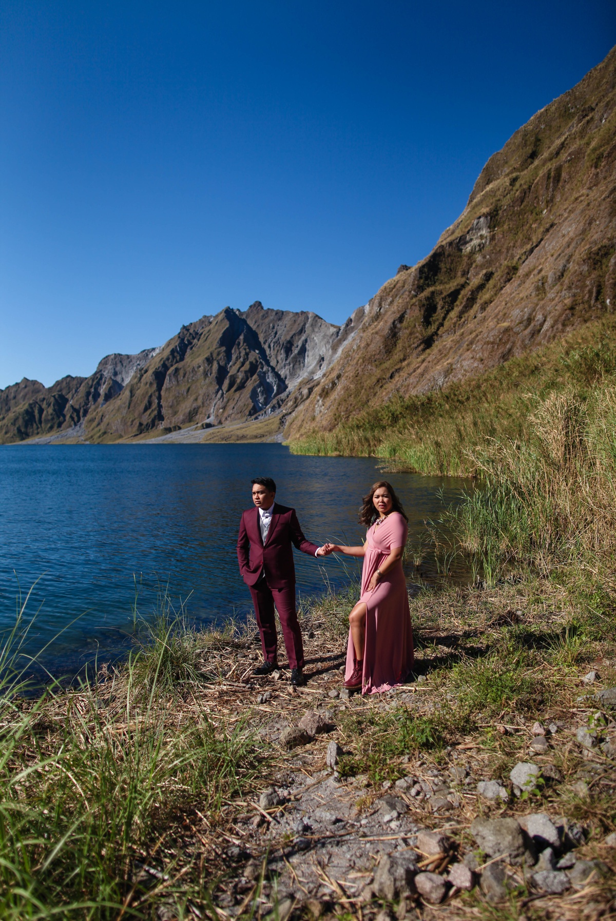 Mount Pinatubo Adventure prenup shoot by Jayson and Joanne Arquiza styling by Merry Me Philippines