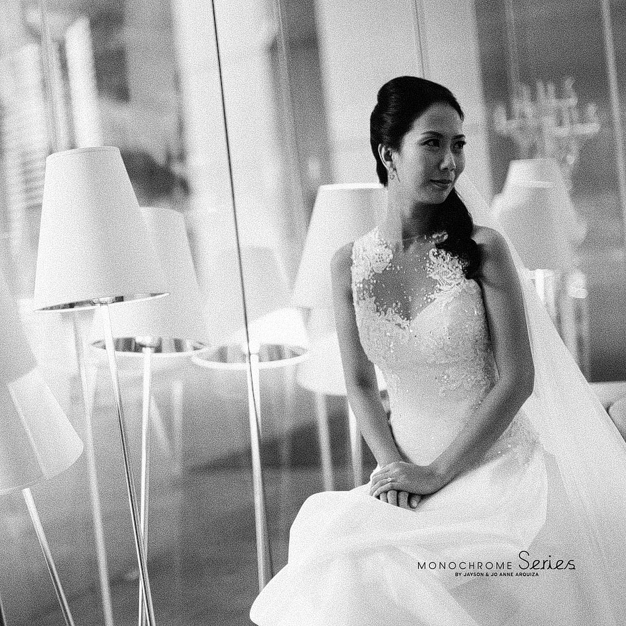 Ken Wong & Janice Layung Singapore Wedding by Jayson & Jo Anne Arquiza in Monochrome Series