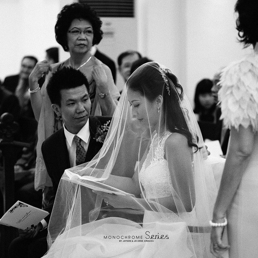 Ken Wong & Janice Layung Singapore Wedding by Jayson & Jo Anne Arquiza in Monochrome Series