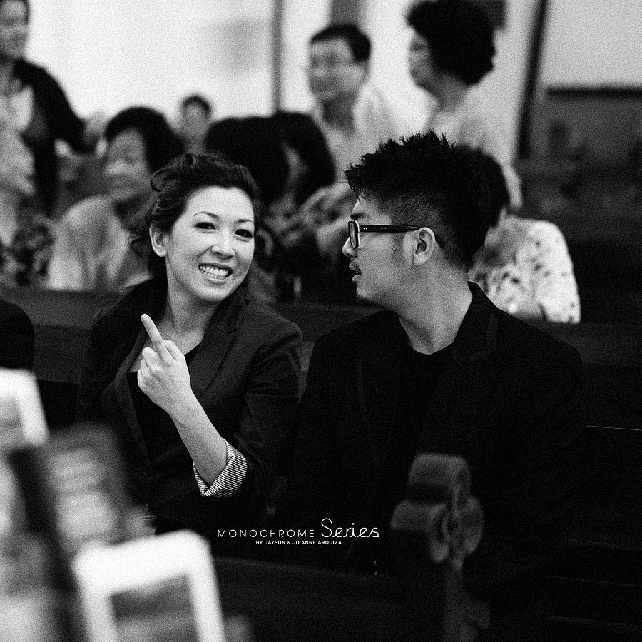 Ken Wong & Janice Layung Singapore Wedding by Jayson & Jo Anne Arquiza in Monochrome Series