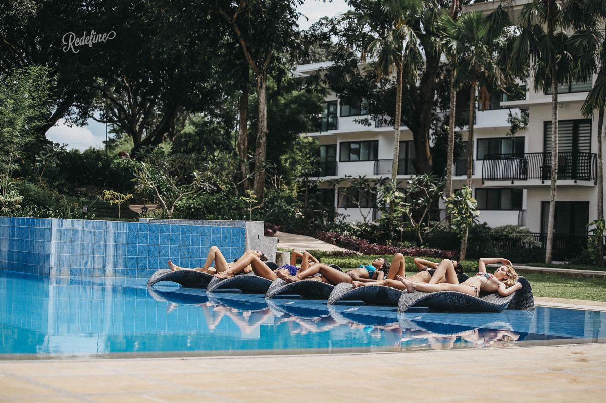 Ms Earth candidates photo shoot on Hotel Pontefino Batangas by Jayson Arquiza