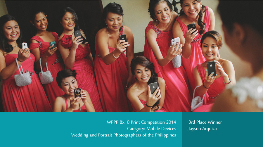 Jayson Arquiza is an award winning WPPP Master Wedding Photographer since joining in 2014.