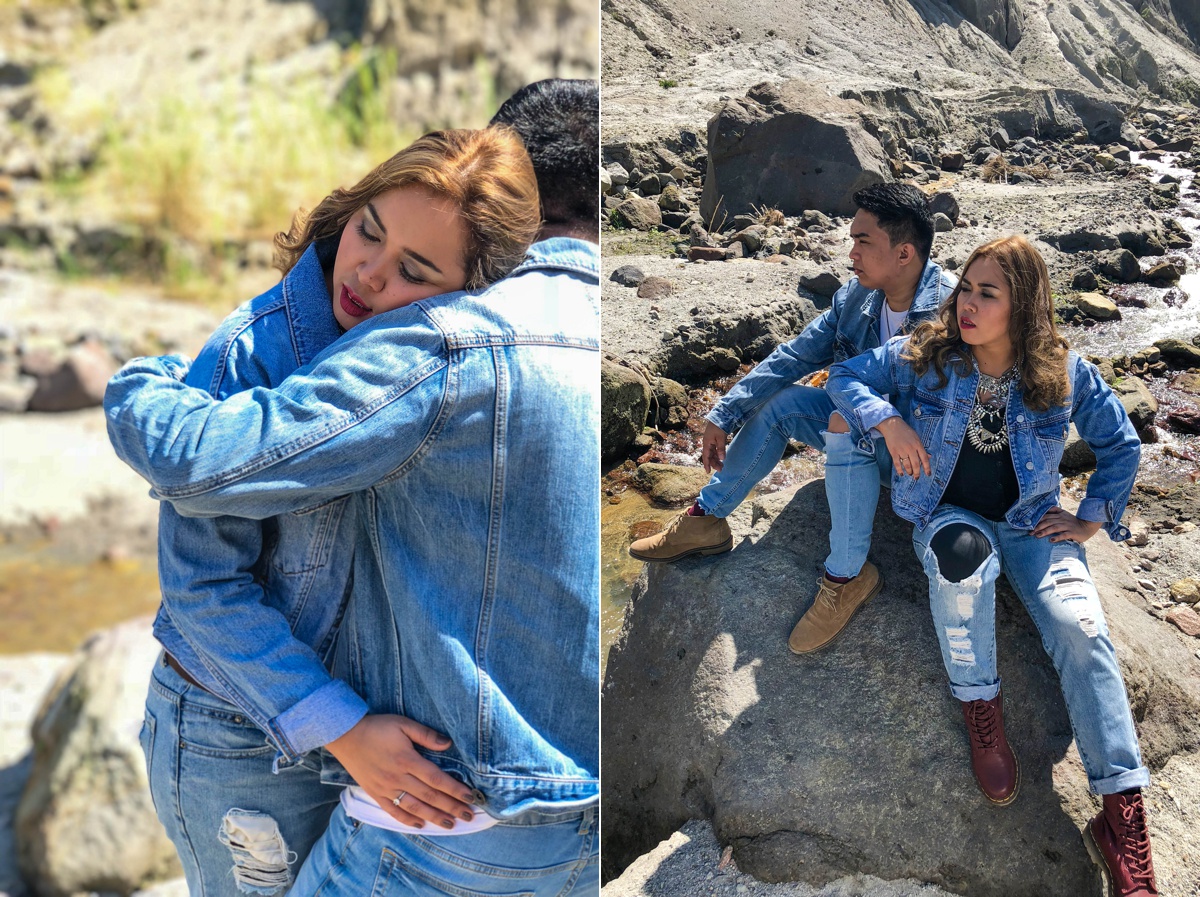 Mt Pinatubo prenup using the new Iphone 8 manila wedding photographer