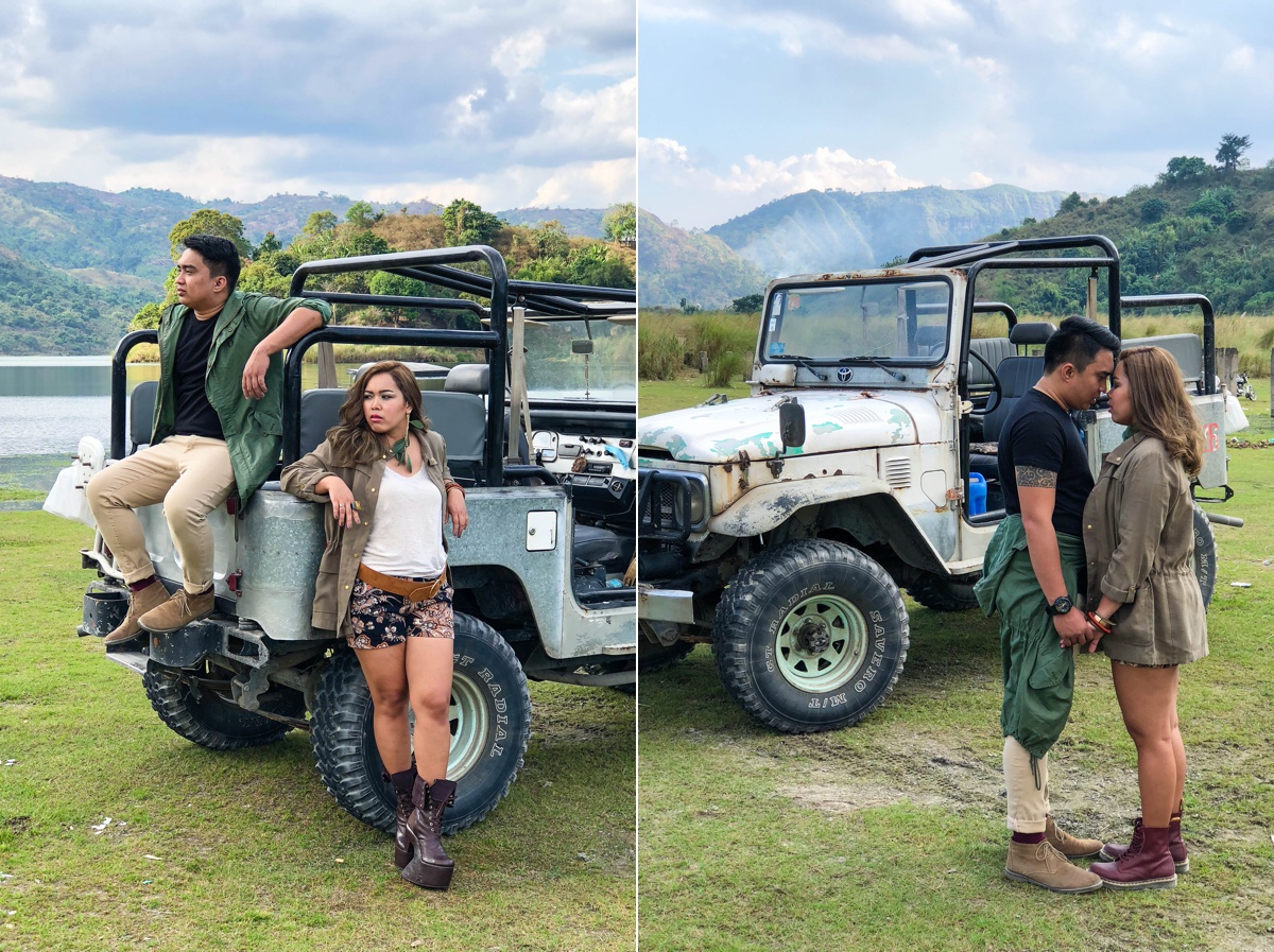 Mt Pinatubo prenup using the new Iphone 8 manila wedding photographer