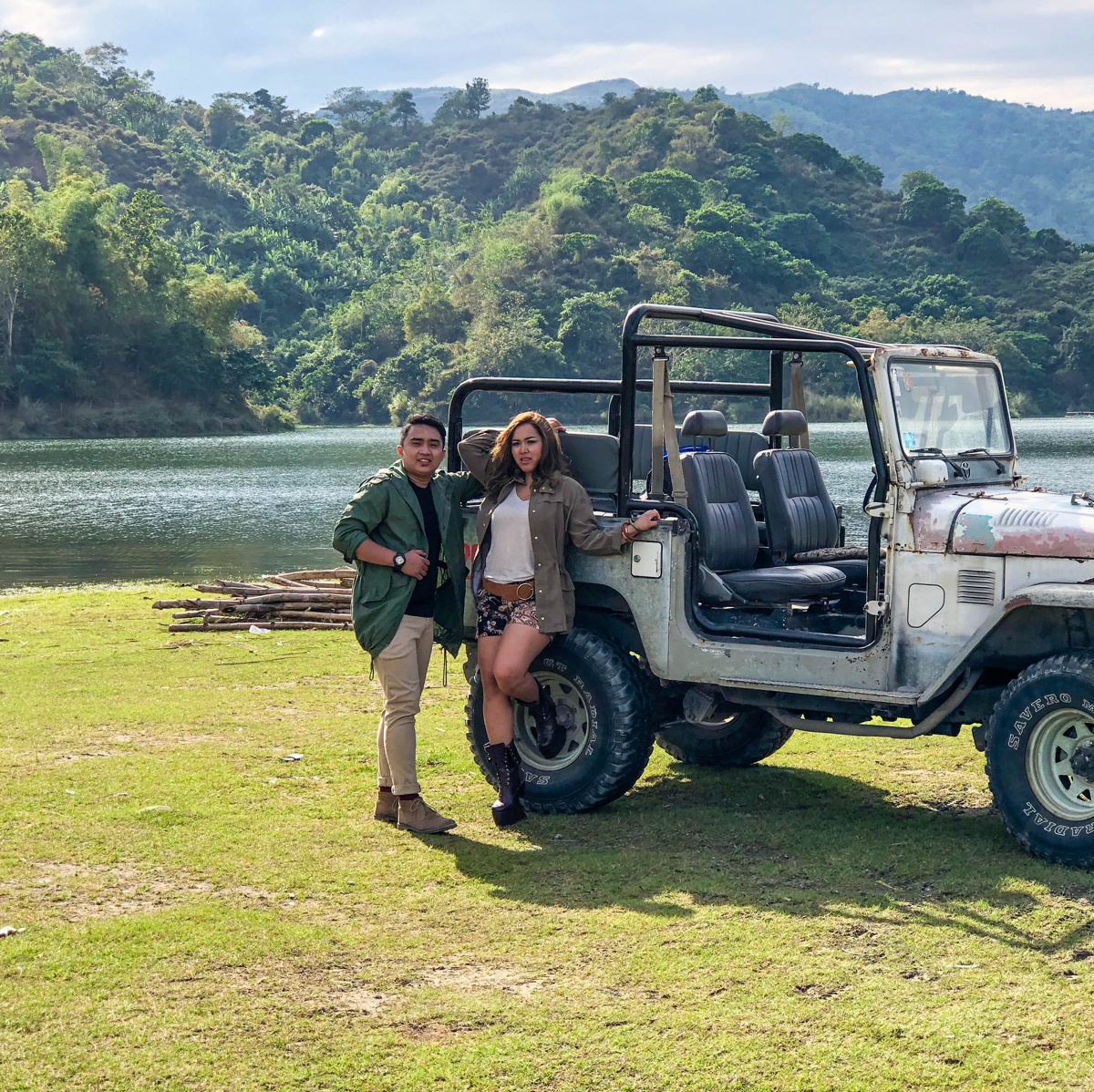 Mt Pinatubo prenup using the new Iphone 8 manila wedding photographer