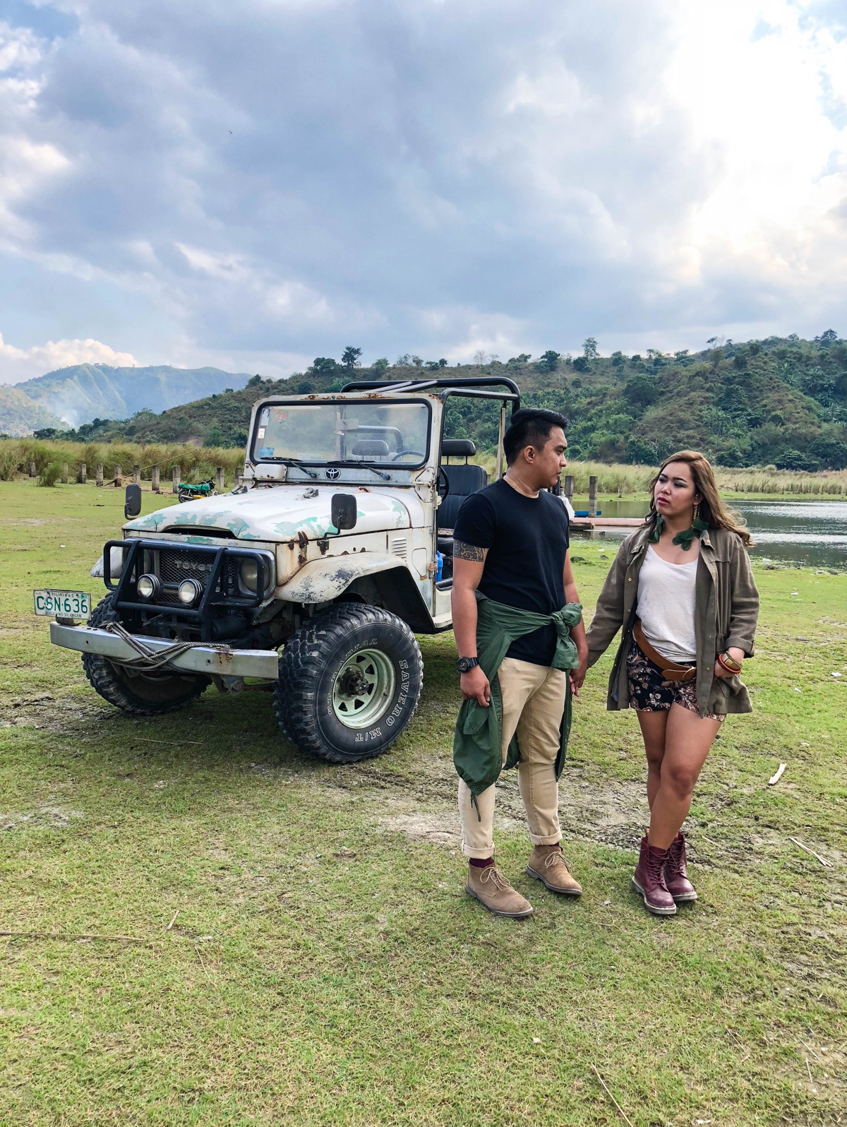 Mt Pinatubo prenup using the new Iphone 8 manila wedding photographer